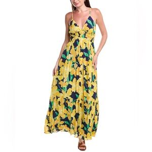 hutch sleeveless scoop neck sequin column maxi dress Hutch Sleeveless Scoop-Neck Sequin Maxi Dress In White - 60% Off